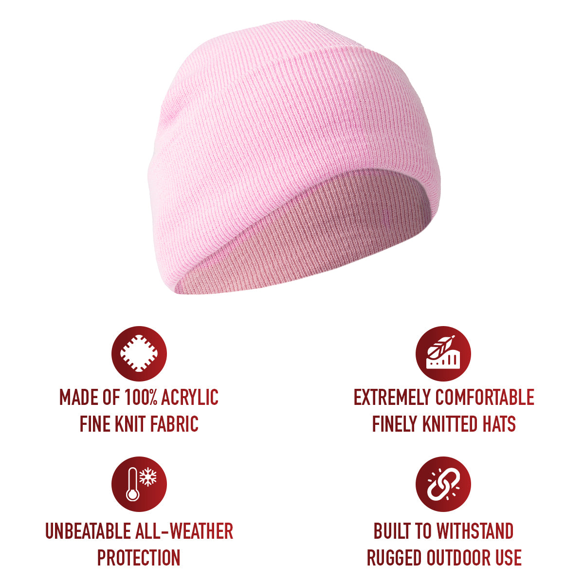 Deluxe Fine Knit Watch Cap