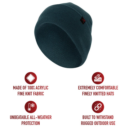 Deluxe Fine Knit Watch Cap