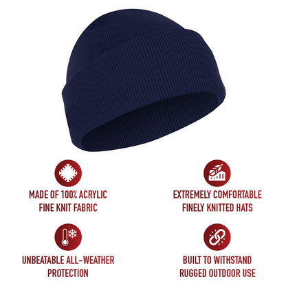 Deluxe Fine Knit Watch Cap