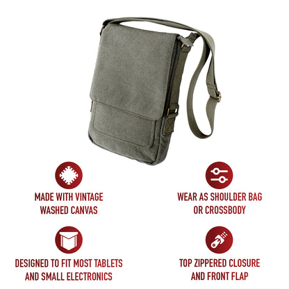 Vintage Canvas  Tech Bag