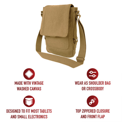 Vintage Canvas  Tech Bag