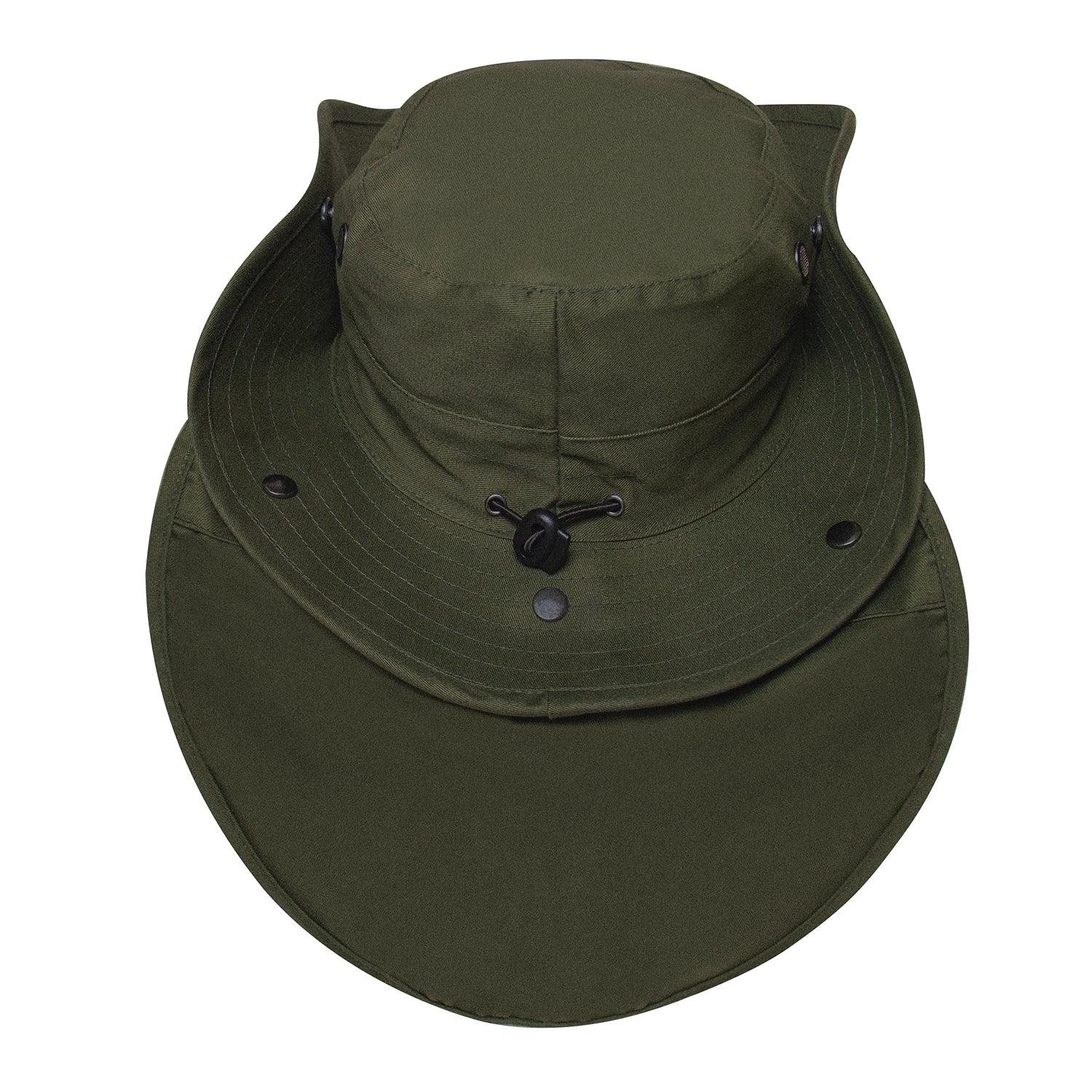 Adjustable Boonie Hat With Neck Cover - Tactical Choice Plus