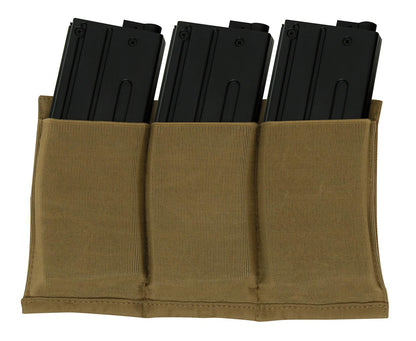 Rothco Lightweight 3Mag Elastic Retention Pouch - Tactical Choice Plus