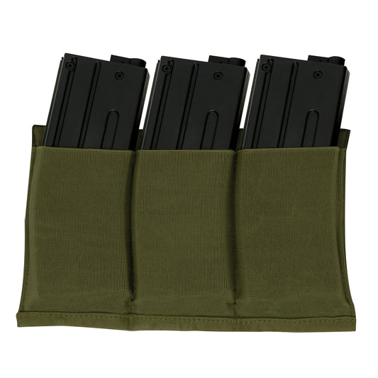 Rothco Lightweight 3Mag Elastic Retention Pouch - Tactical Choice Plus