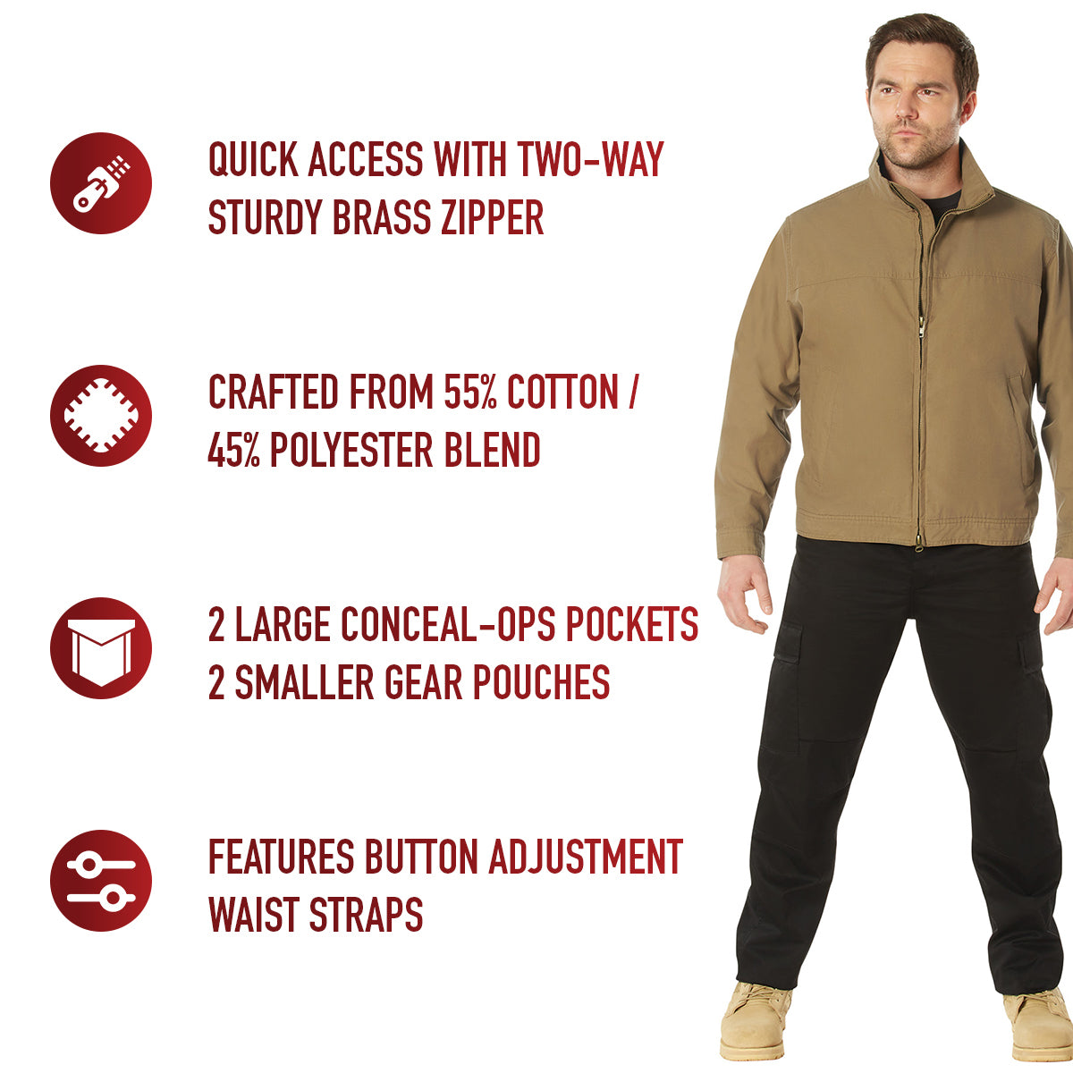 Lightweight Concealed Carry Jacket