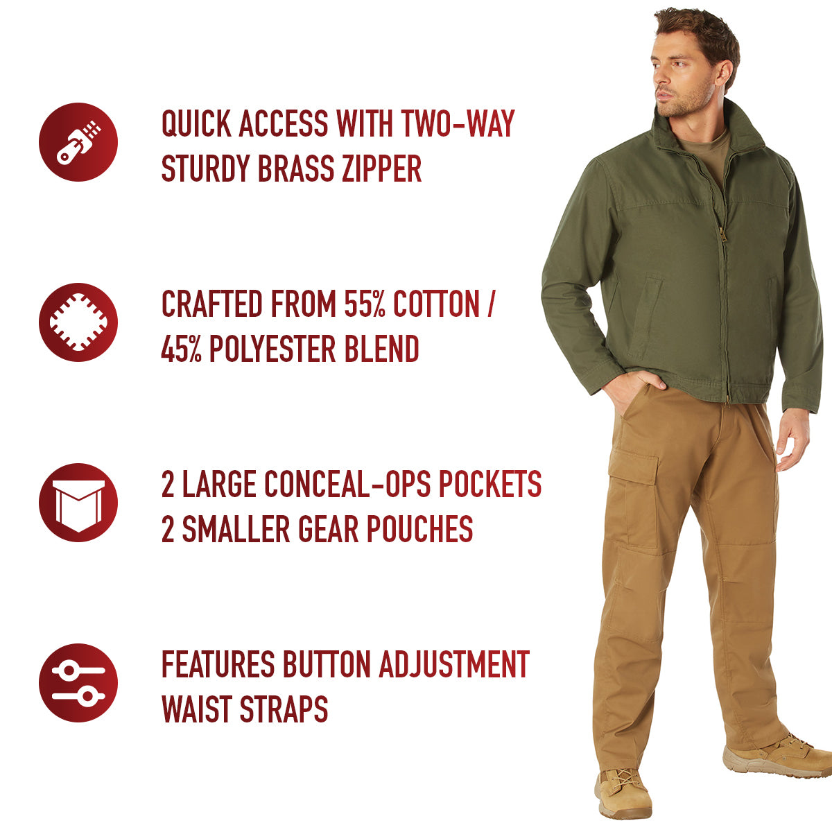 Lightweight Concealed Carry Jacket