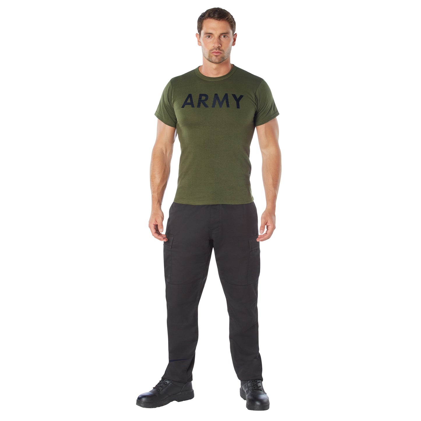 Olive Drab Military Physical Training T-Shirt