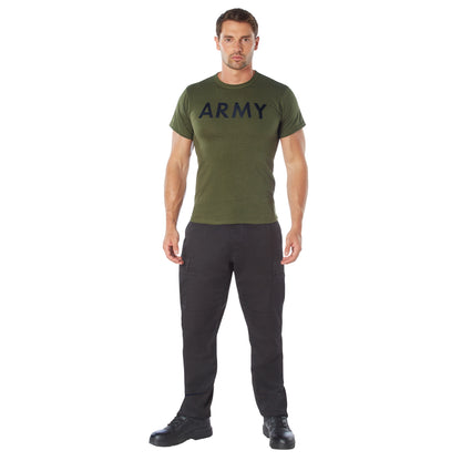 Olive Drab Military Physical Training T-Shirt