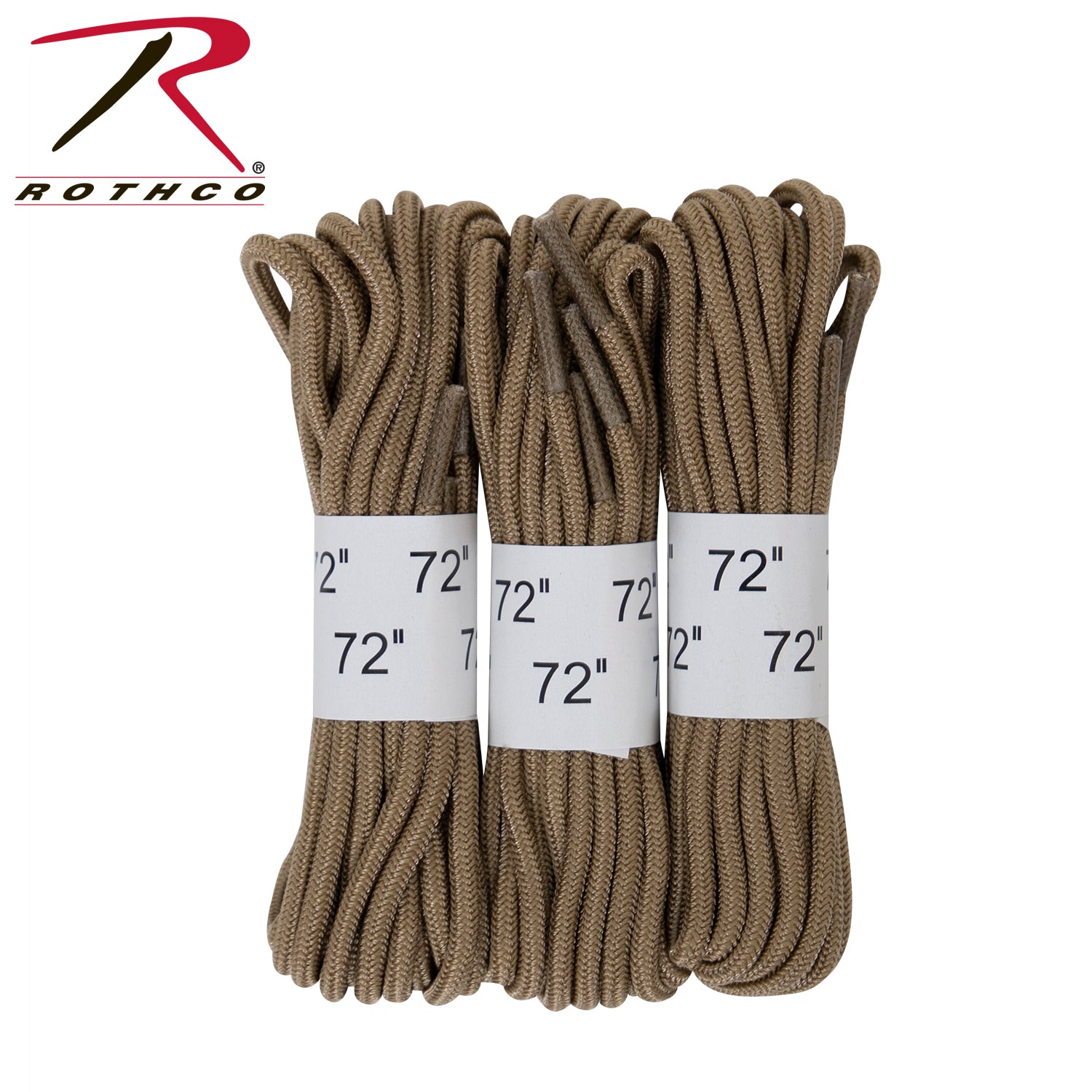 Rothco 72" Boot Laces - 3 Pack - Tactical Choice Plus