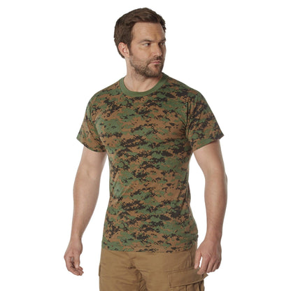 Rothco Camo 100% Cotton T-Shirt - Tactical Choice Plus