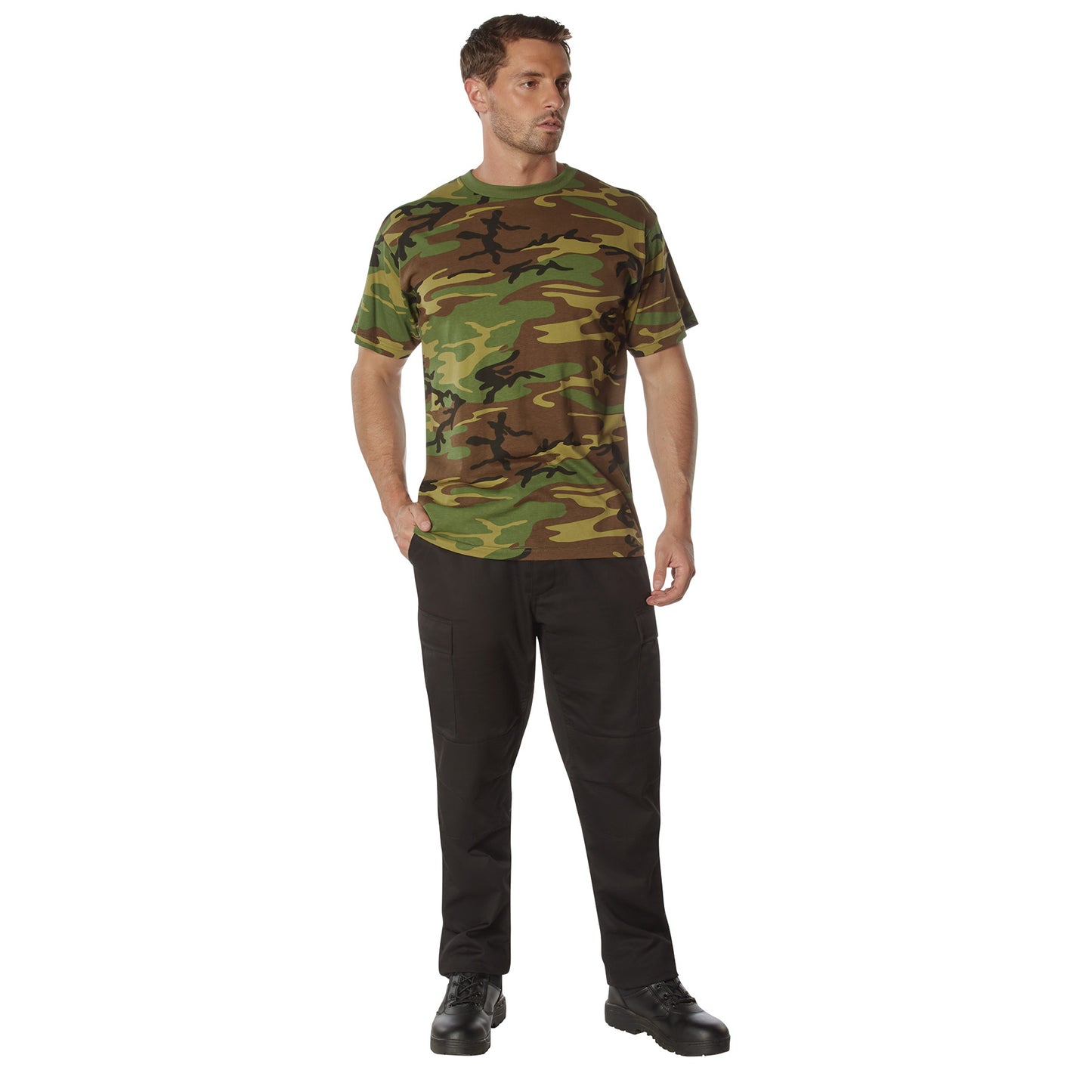 Camo 100% Cotton T-Shirt