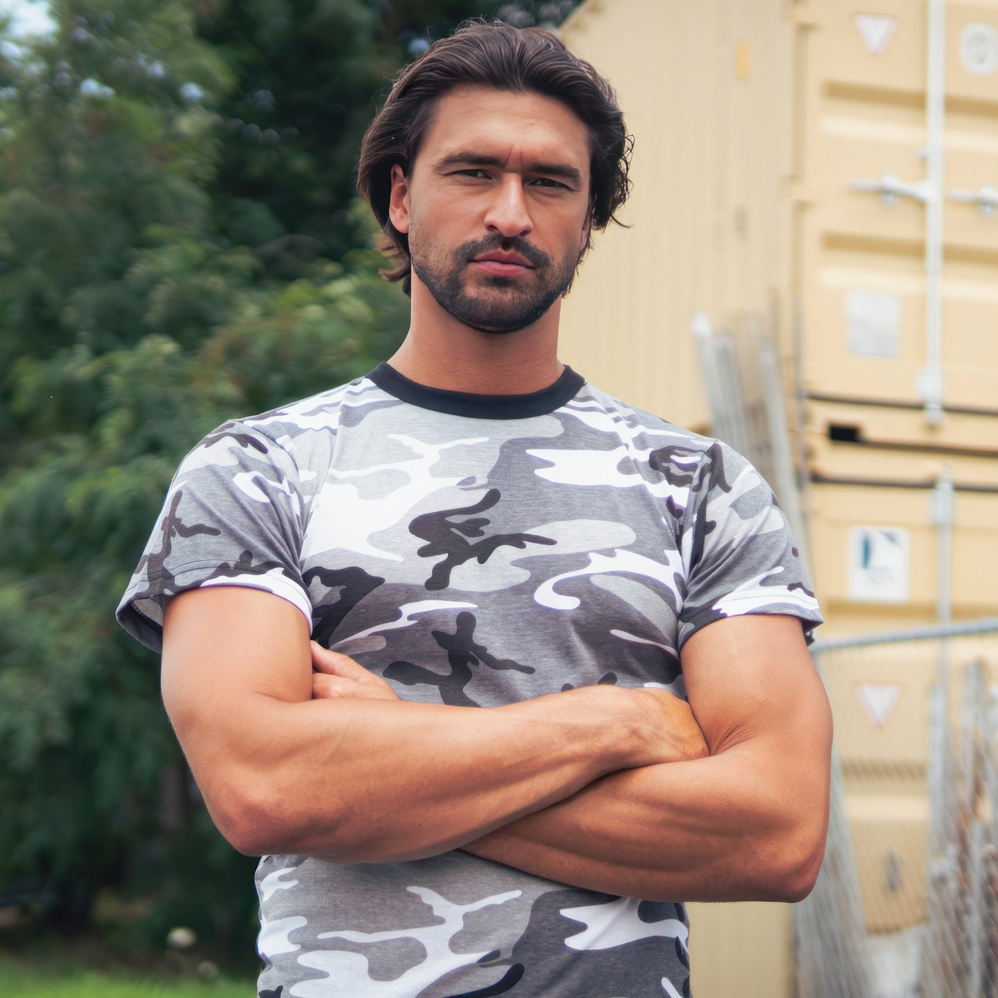 Camo 100% Cotton T-Shirt
