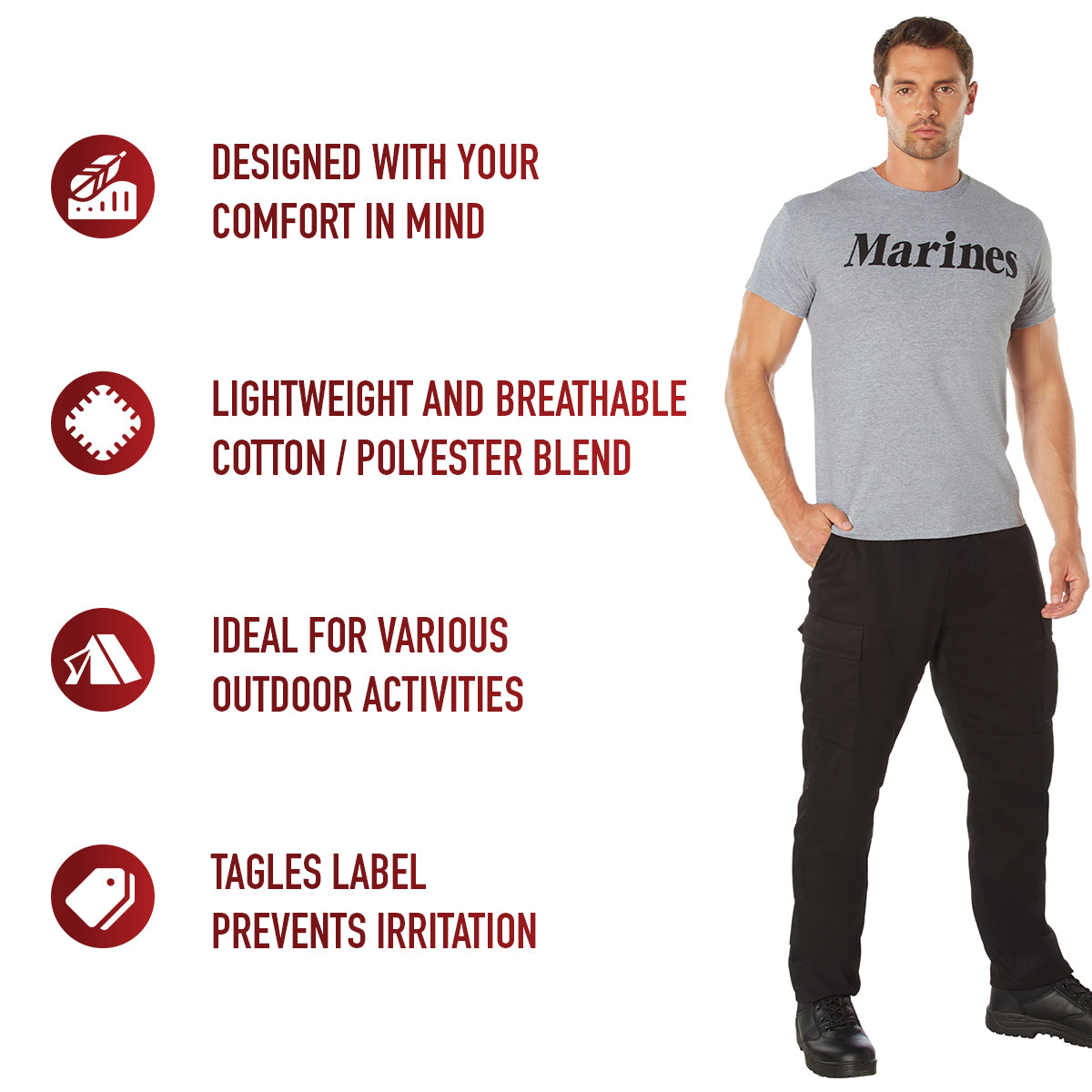 Grey Physical Training T-Shirt