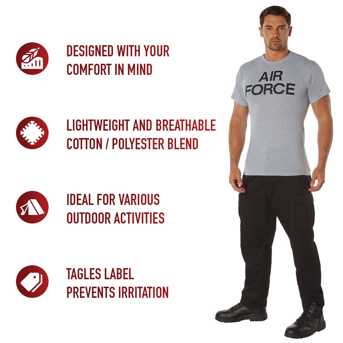 Grey Physical Training T-Shirt