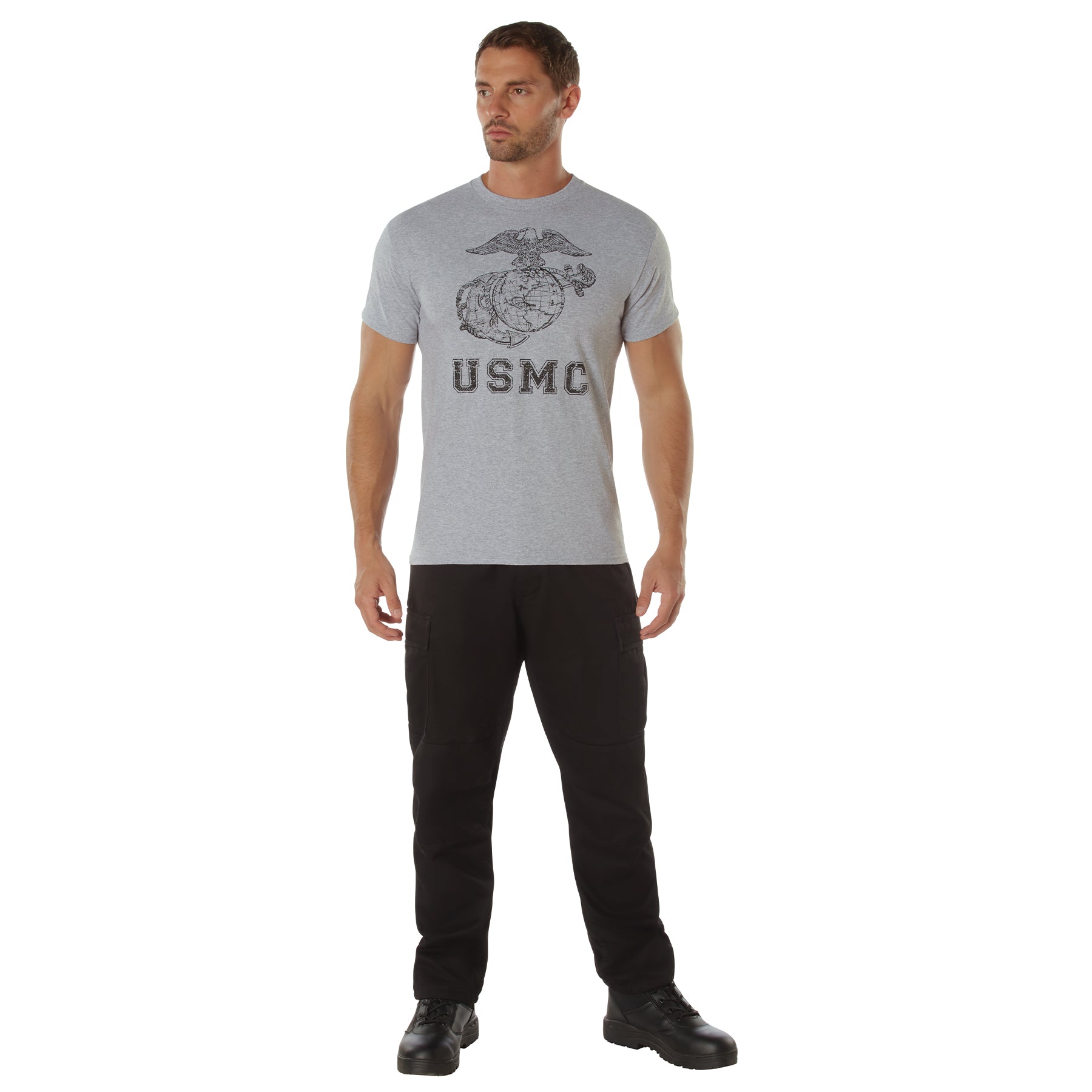 Rothco Vintage USMC Eagle, Globe & Anchor T-Shirt - Tactical Choice Plus
