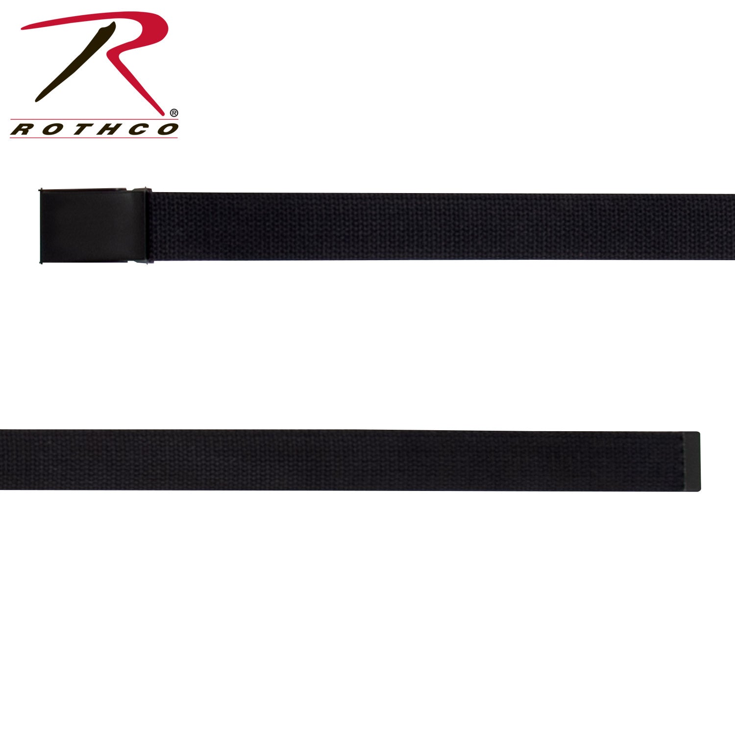 Rothco Web Belts With Flip Buckle - Black - Tactical Choice Plus