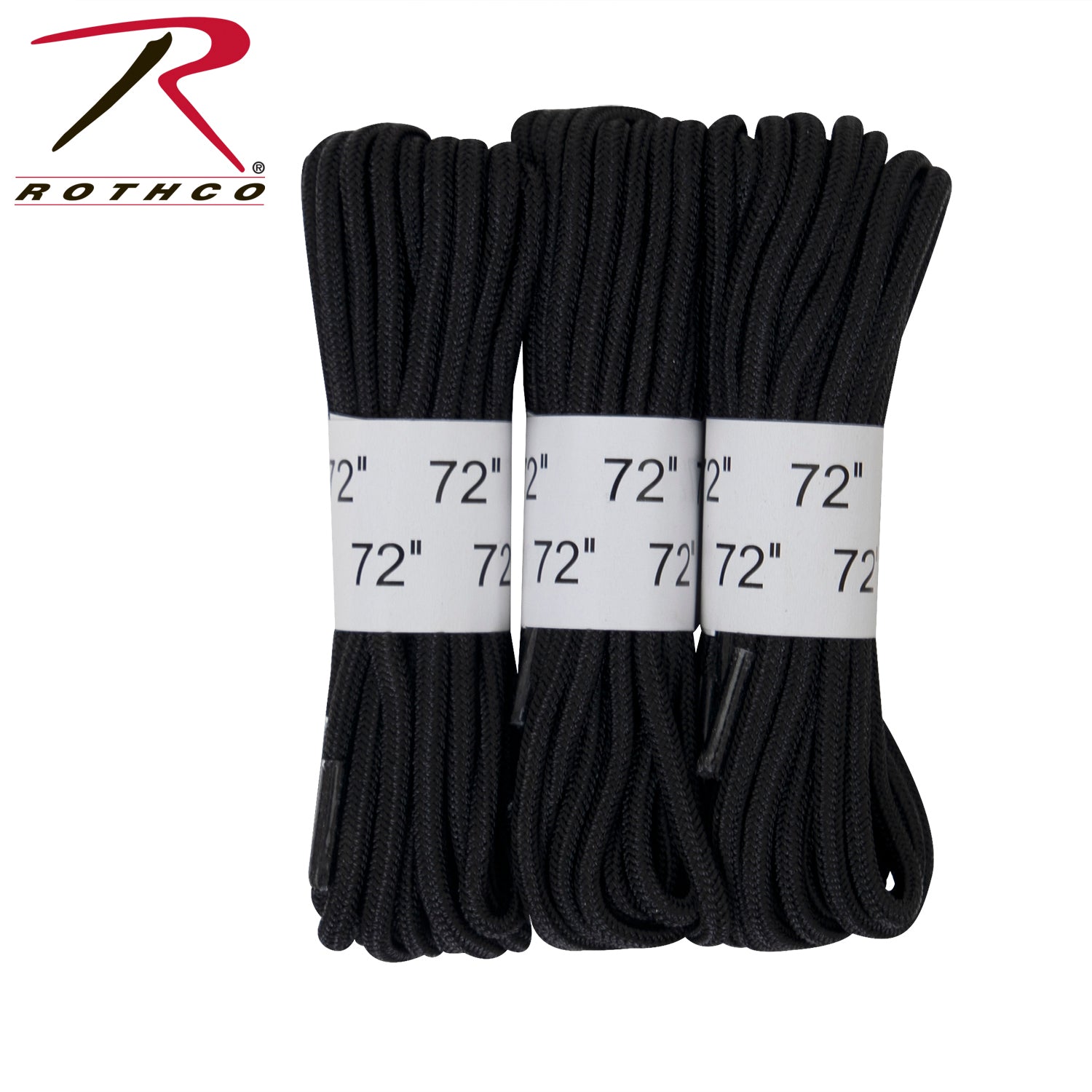 Rothco 72" Boot Laces - 3 Pack - Tactical Choice Plus