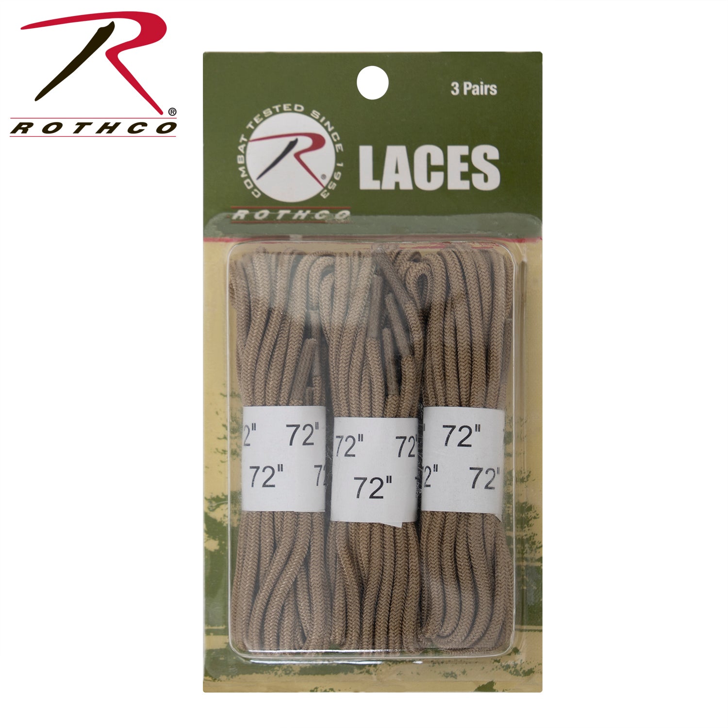 Rothco 72" Boot Laces - 3 Pack - Tactical Choice Plus