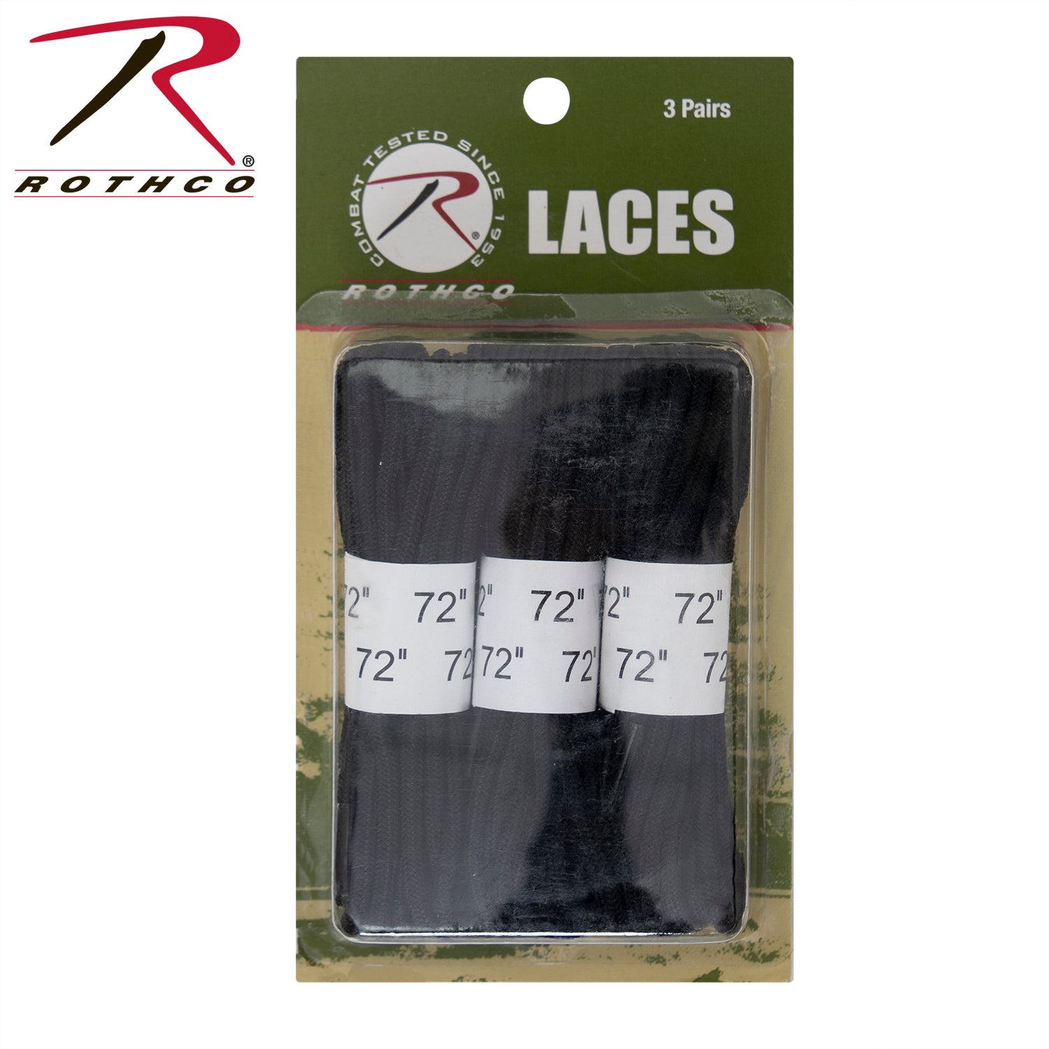 Rothco 72" Boot Laces - 3 Pack - Tactical Choice Plus