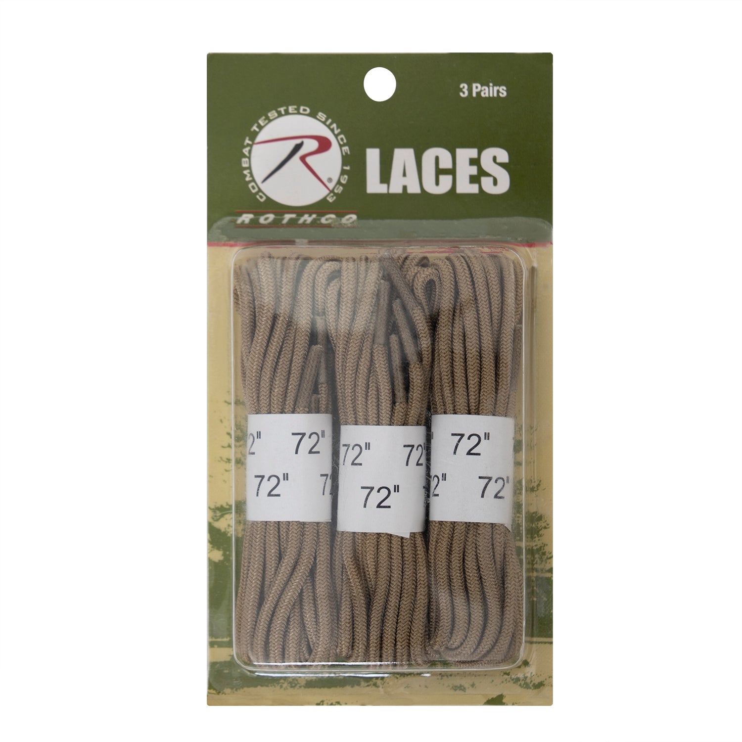 Rothco 72" Boot Laces - 3 Pack - Tactical Choice Plus