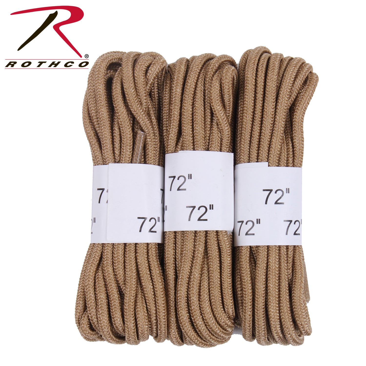 Rothco 72" Boot Laces - 3 Pack - Tactical Choice Plus