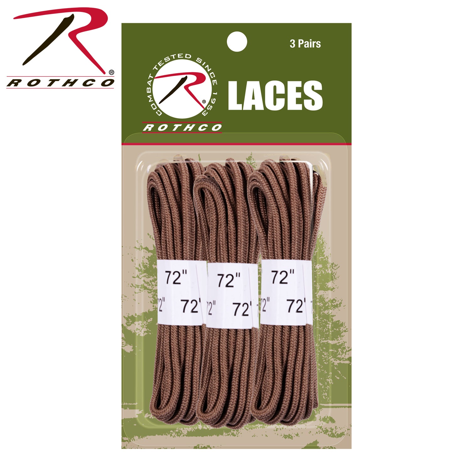 Rothco 72" Boot Laces - 3 Pack - Tactical Choice Plus