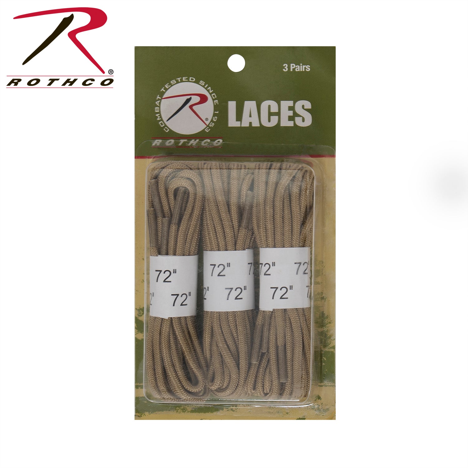 Rothco 72" Boot Laces - 3 Pack - Tactical Choice Plus