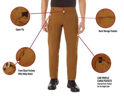 Active Flex Fleece Lined Canvas Work Pants