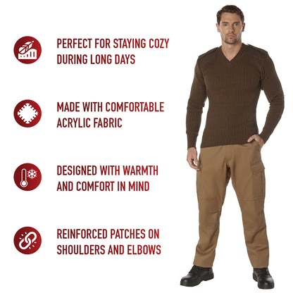 Rothco G.I. Style Acrylic V-Neck Sweater