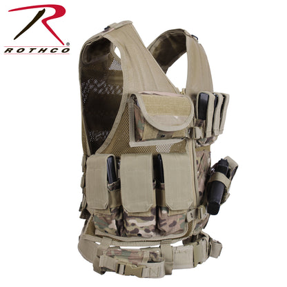 Cross Draw MOLLE Tactical Vest