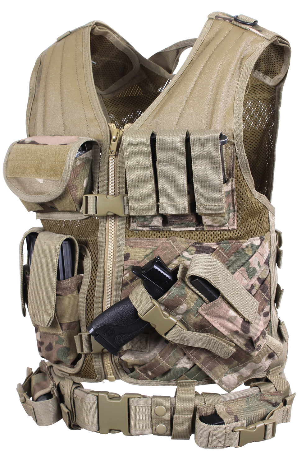 Cross Draw MOLLE Tactical Vest - Tactical Choice Plus