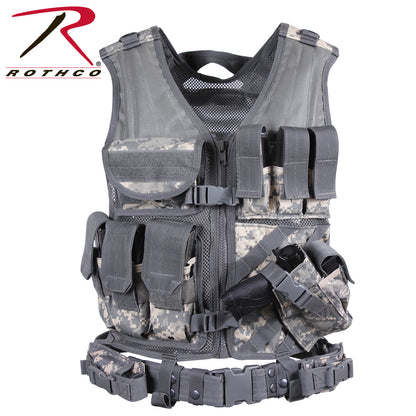 Cross Draw MOLLE Tactical Vest