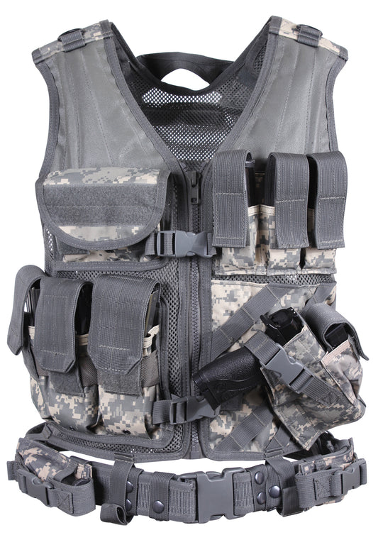 Cross Draw MOLLE Tactical Vest - Tactical Choice Plus