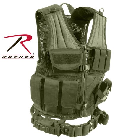 Cross Draw MOLLE Tactical Vest
