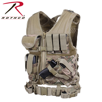 Cross Draw MOLLE Tactical Vest
