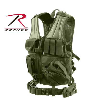Cross Draw MOLLE Tactical Vest