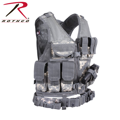 Cross Draw MOLLE Tactical Vest