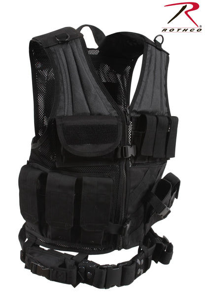 Cross Draw MOLLE Tactical Vest