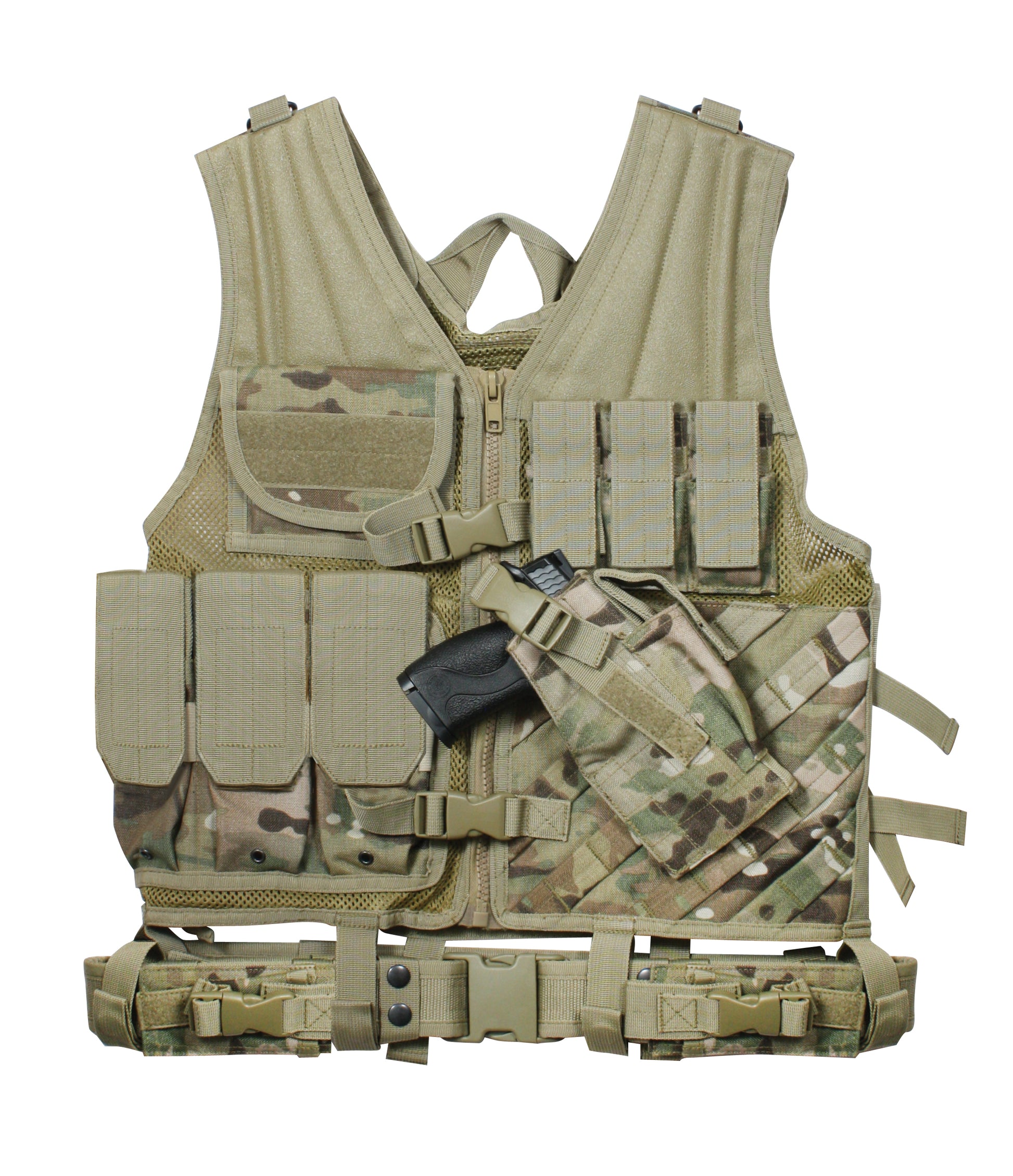 Cross Draw MOLLE Tactical Vest - Tactical Choice Plus