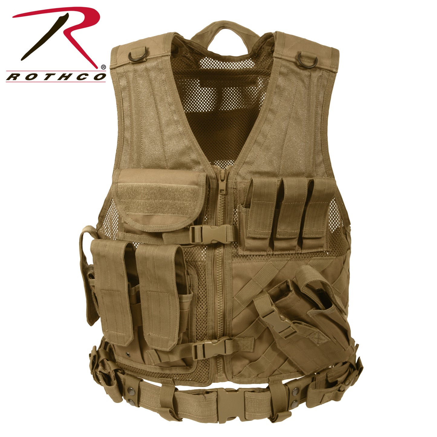 Cross Draw MOLLE Tactical Vest