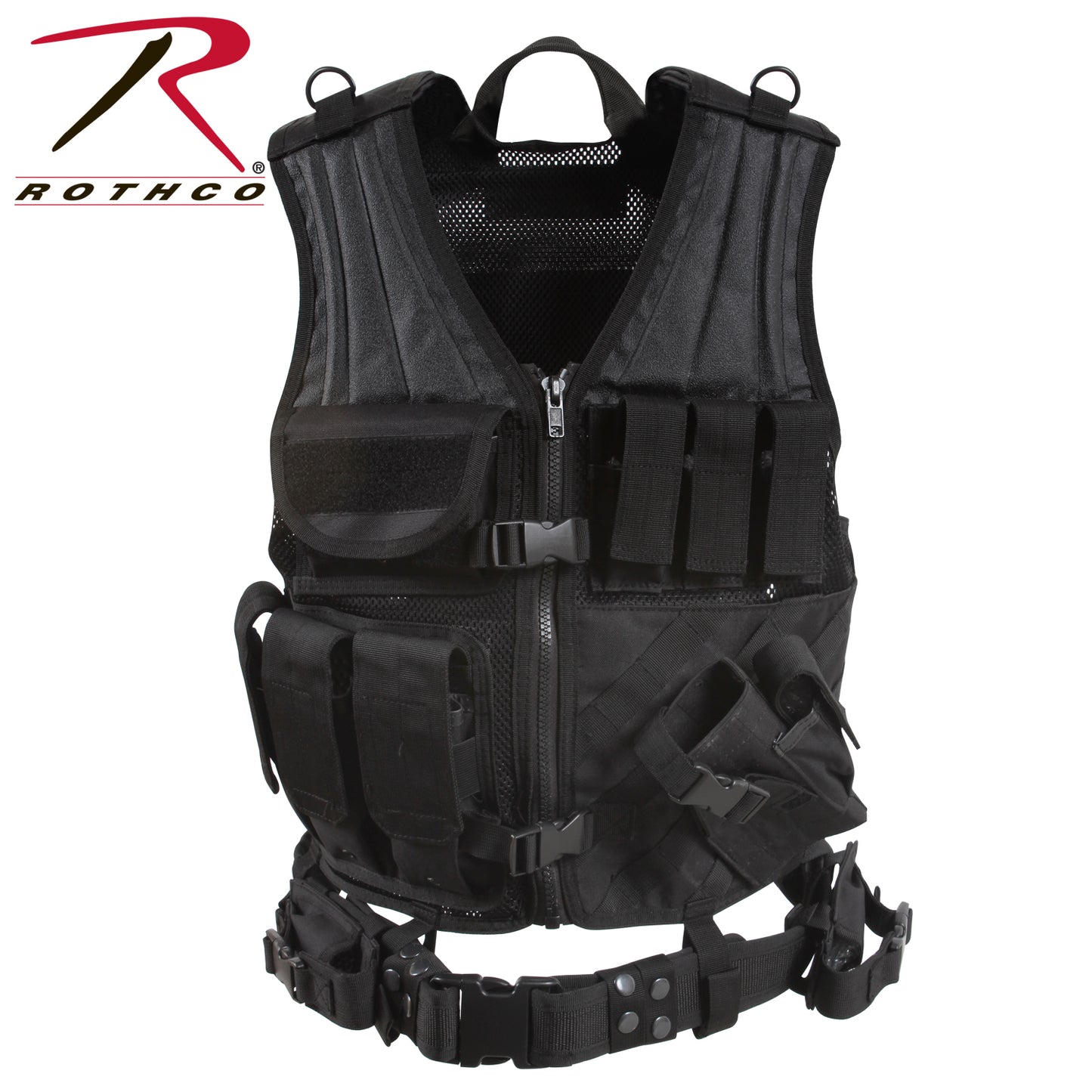 Cross Draw MOLLE Tactical Vest