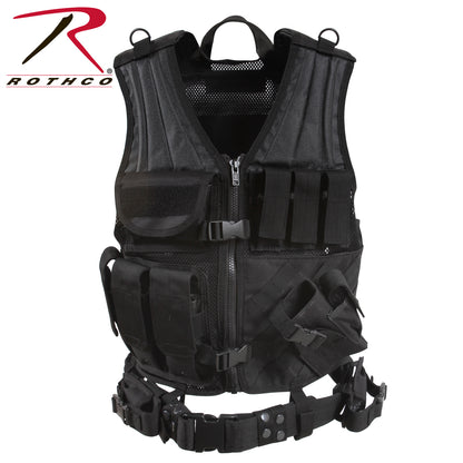 Cross Draw MOLLE Tactical Vest
