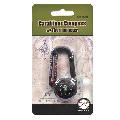 Carabiner Compass/Thermometer - Tactical Choice Plus