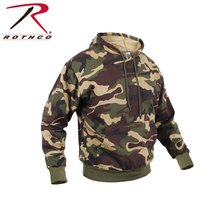 Camo Pullover Hooded Sweatshirt