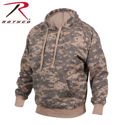 Camo Pullover Hooded Sweatshirt