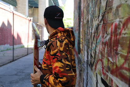 Camo Pullover Hooded Sweatshirt