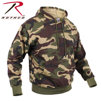 Camo Pullover Hooded Sweatshirt
