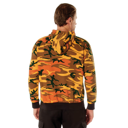 Camo Pullover Hooded Sweatshirt