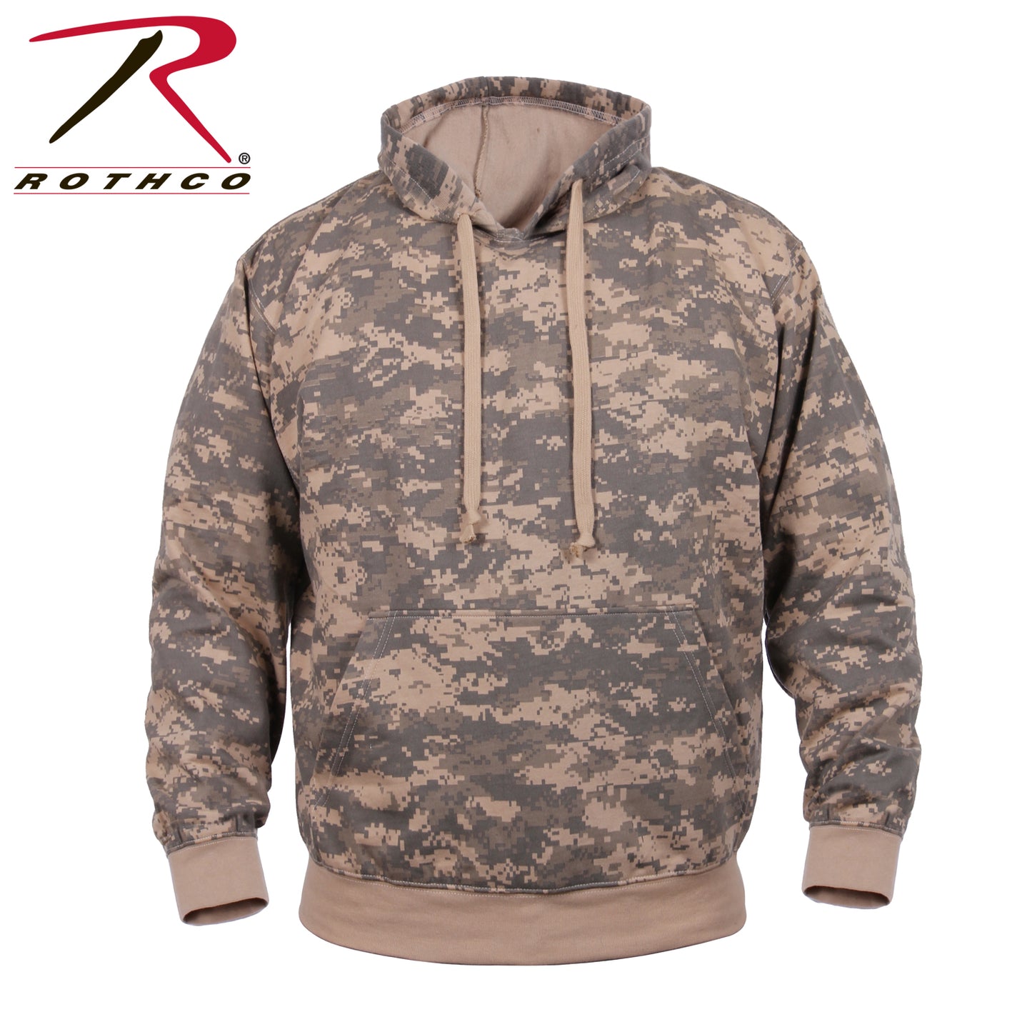 Camo Pullover Hooded Sweatshirt