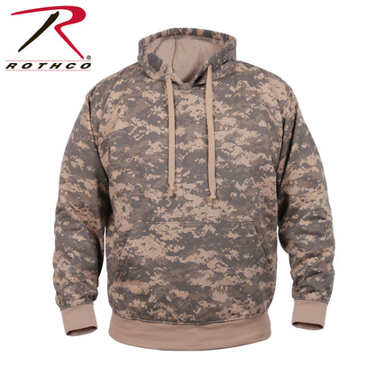 Camo Pullover Hooded Sweatshirt
